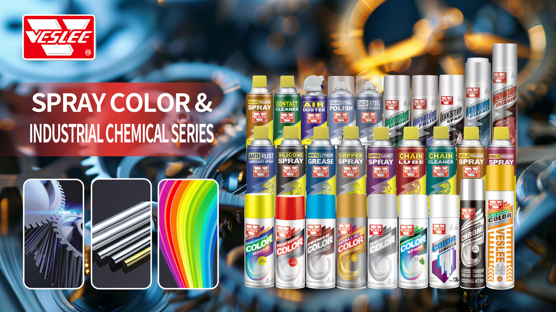 Veslee Spray color and Industrial Chemical Series