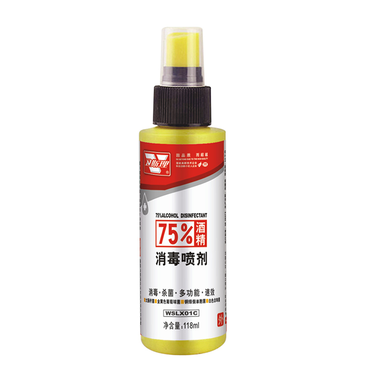 118ml aerosol 75% alcohol disinfection spray