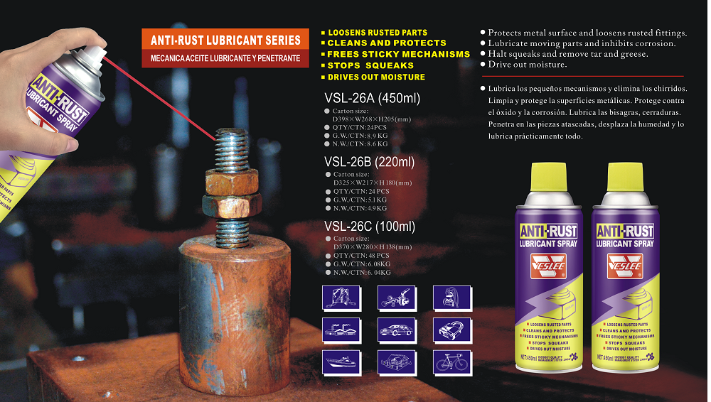 Anti Rust Lubricant Spray 