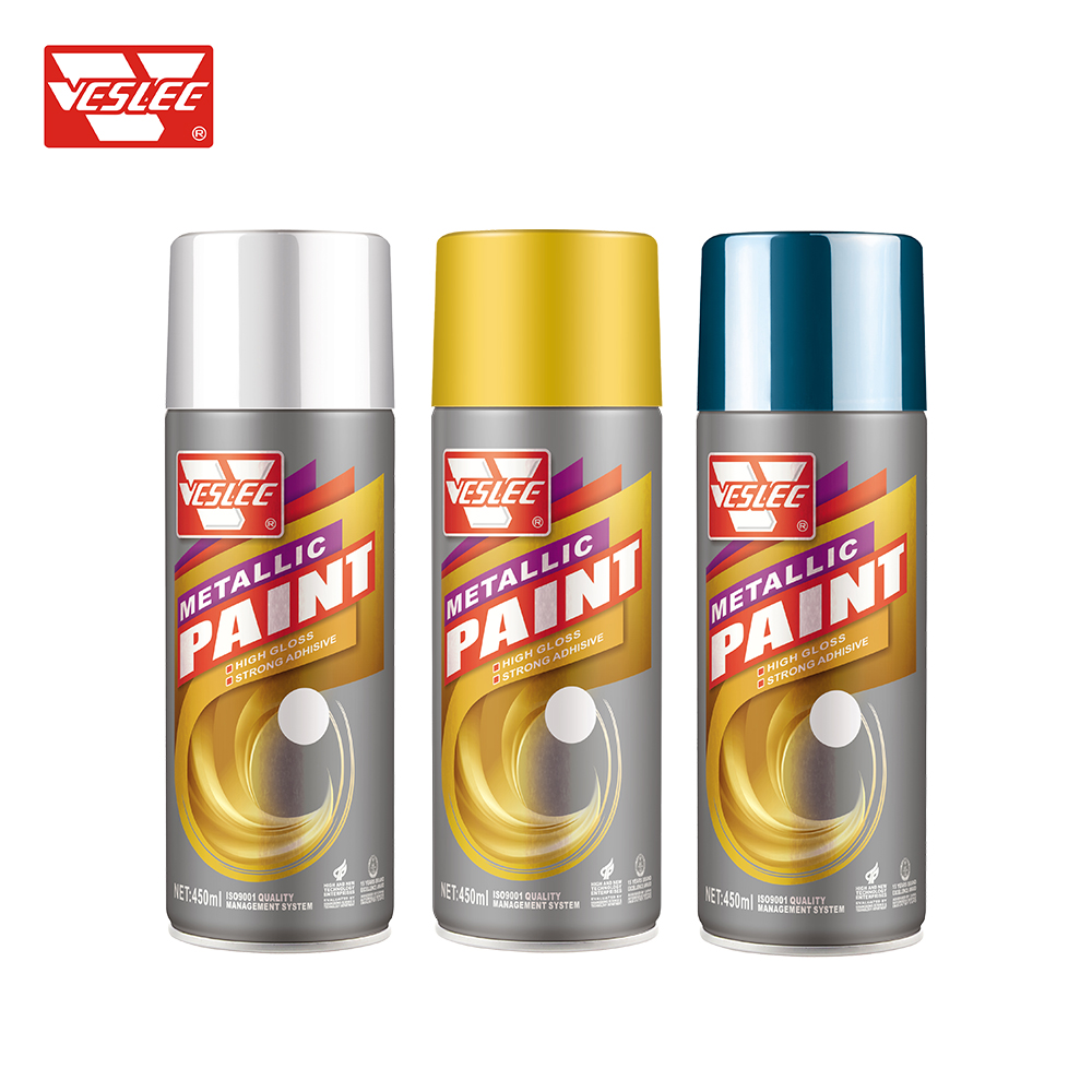Metallic Spray Paint – High Gloss Metallic Finish Aerosol Coating